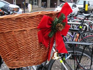 Bike Basket and Christmas Bow (licensed CC BY 2.0 on Flickr by Dun.can).jpg