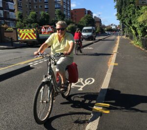 Portsmouth Road cycle lane – Kingston Mini Holland