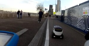 Robot on Thames Path