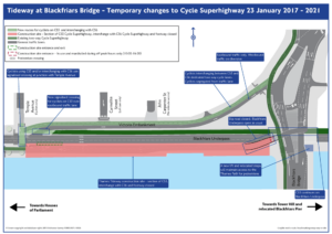 Victoria Embankment cycle superhighway diversion (TfL).png