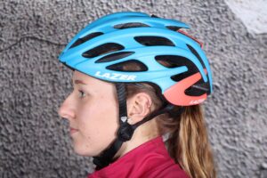 Lazer Elle Blue Coral Womens Helmet - side.jpg
