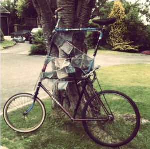 Pierre Covell’s tall bike, Bristol