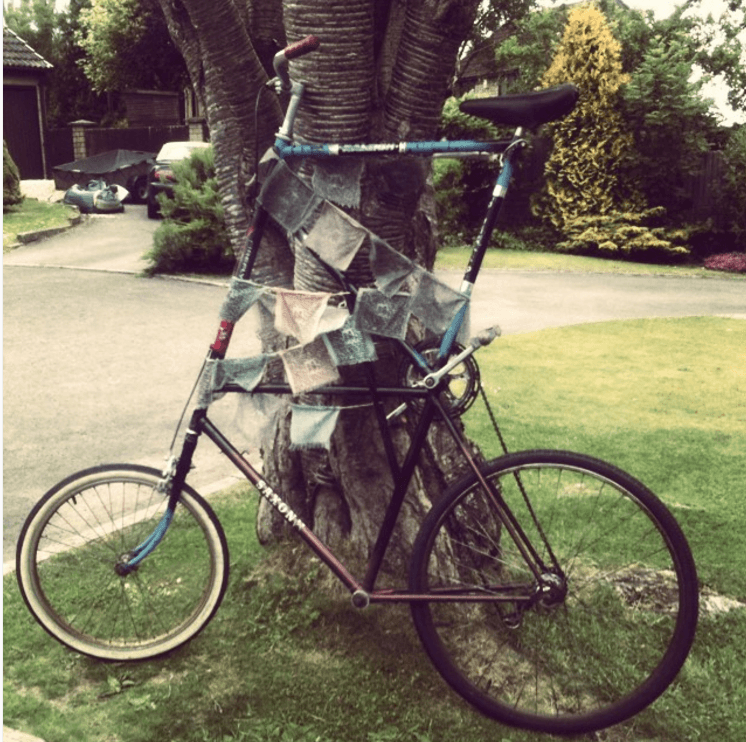 Pierre Covell’s tall bike, Bristol