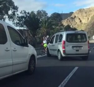 Attempt to ram cyclist (via Facebook).jpg