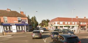Church Road – Wokingham Road junction, Earley (via StreetView).jpg