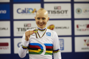 Joanna Rowsell, world individual pursuit champion 2014 (copyright Britishcycling.org.uk)