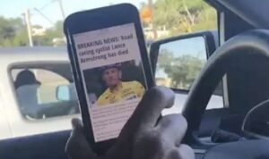 Lance Armstrong denies he is dead (source Instagram).JPG