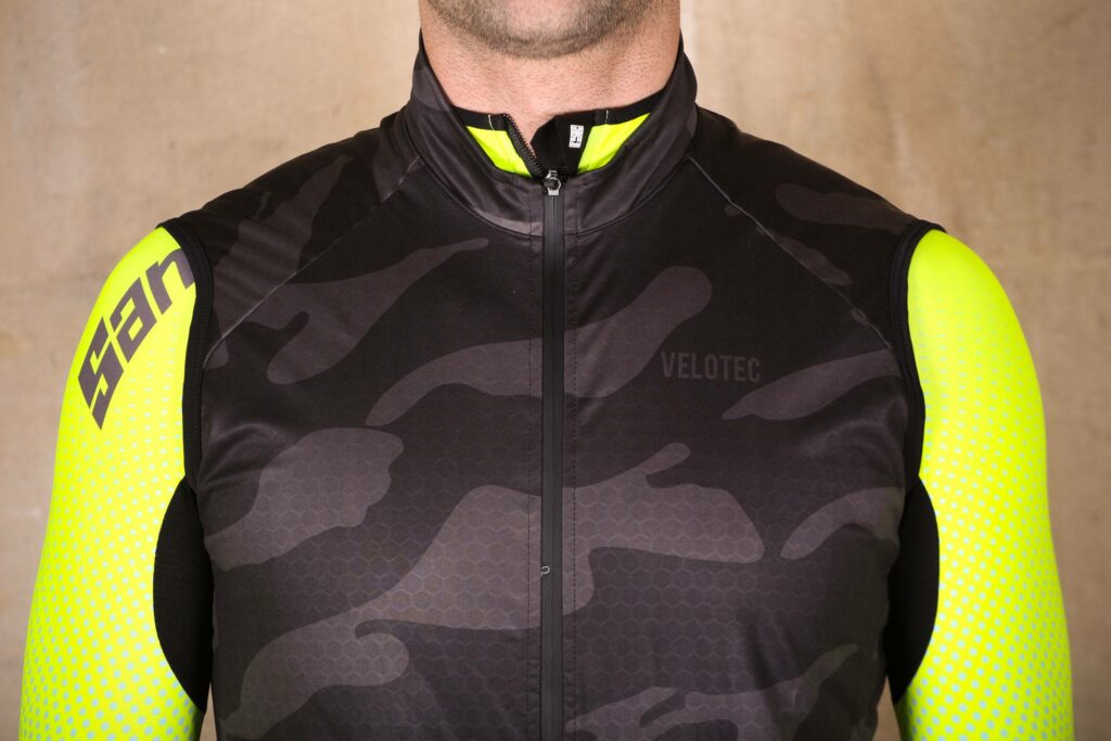Velotec Elite Camo Waterproof Gilet – chest.jpg