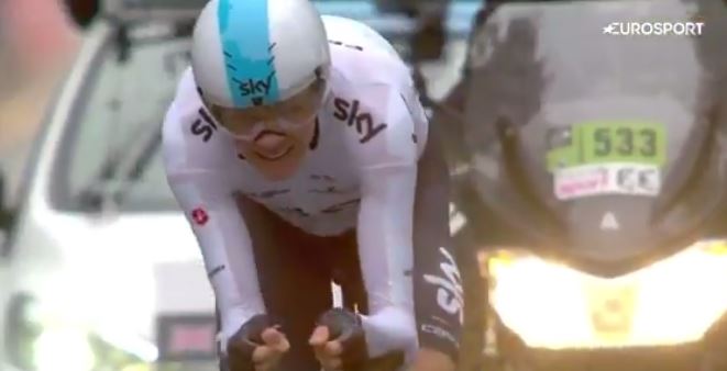 Chris Froome during Stage 1 of Tour de France 2017 (video still).JPG