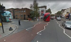 Denmark Hill junction with Orpheus Street (via StreetView).jpg