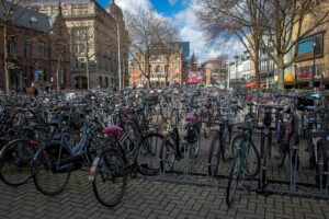 Amsterdam bike parking (CC licensed by Paul Frederickson via Flickr).jpg