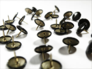 Drawing pins (licensed CC BY 2.0 on Flickr by Emanuele Longo).jpg