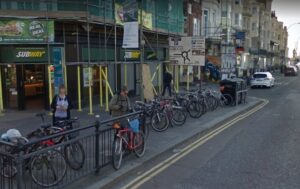 Old Steine bike racks in Brighton (via StreetView).jpg