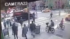 Bike owner uses his van to rear-end thief in New York City.PNG