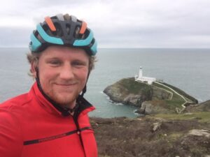 Sam Hayes at South Stack lighthouse (via Twitter).jpeg
