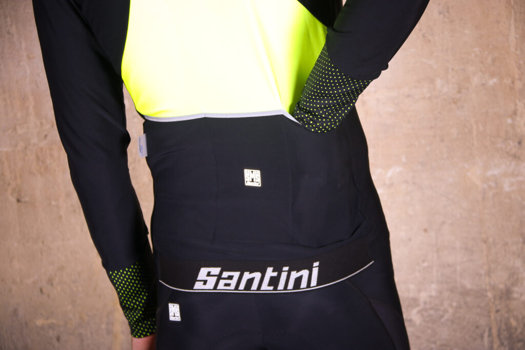 Santini Vega 2.0 Aquazero Long Sleeve Thermofleece Jersey – pockets 2.jpg