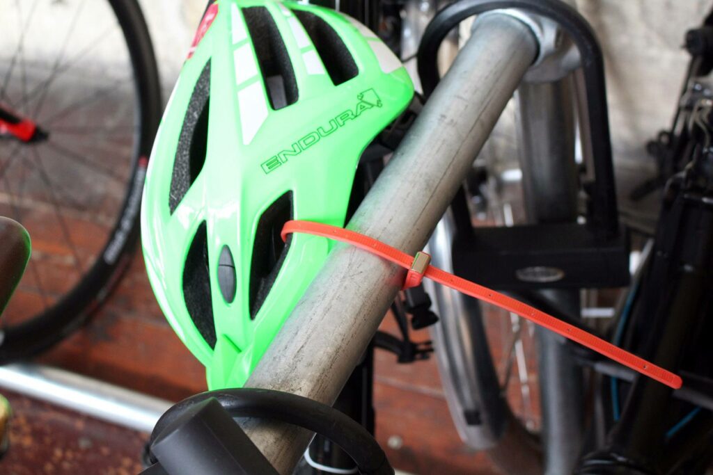 Hiplok Z-Lock Security Ties – locked helmet.jpg