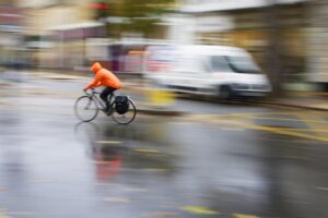 wet weather cyclist
