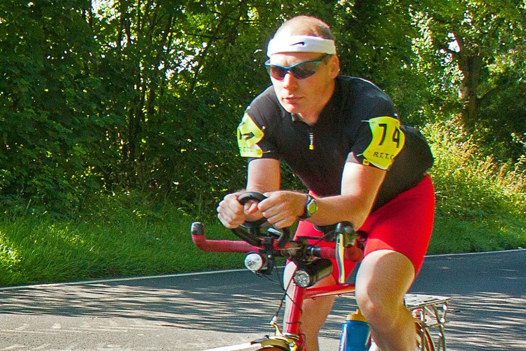 Steve Abraham riding