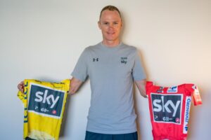 Chris Froome with Tour de France and Vuelta winner’s jerseys.jpg