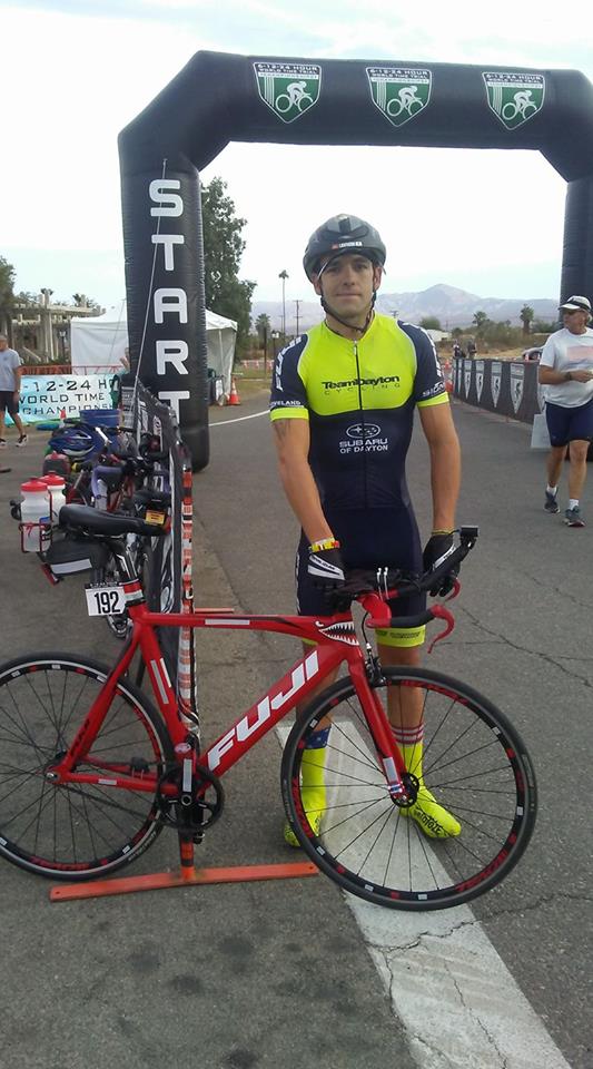 Joe Lawhorn at 224-hour time trial world championships (via Facebook).jpg