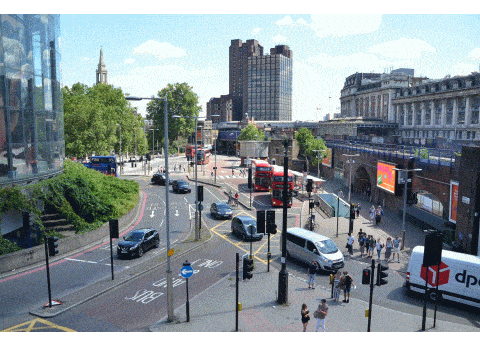 Waterloo Imax Roundabout before and after.gif