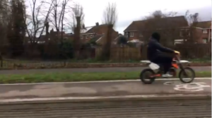 Cycler path mototbike rider (via Jeremuy Vine on Twitter).PNG