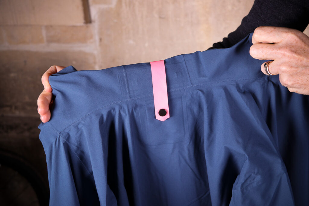 Rapha Womens Hooded Rain Jacket – hood folded.jpg