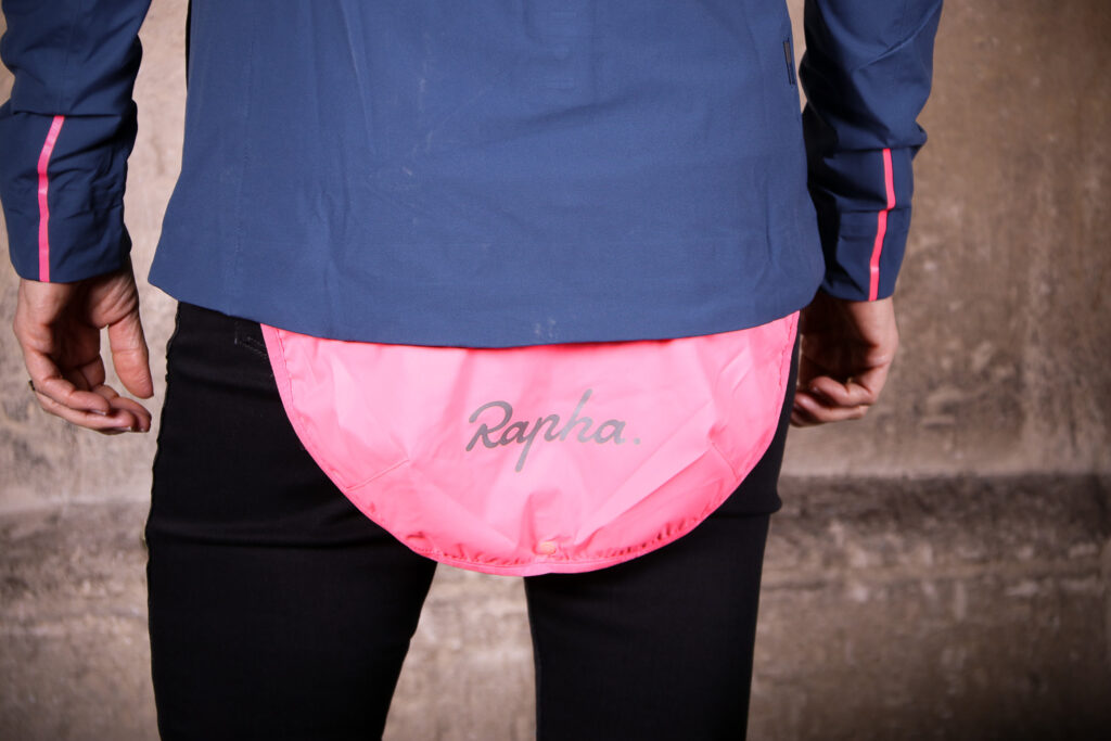 Rapha Womens Hooded Rain Jacket – rain flap.jpg
