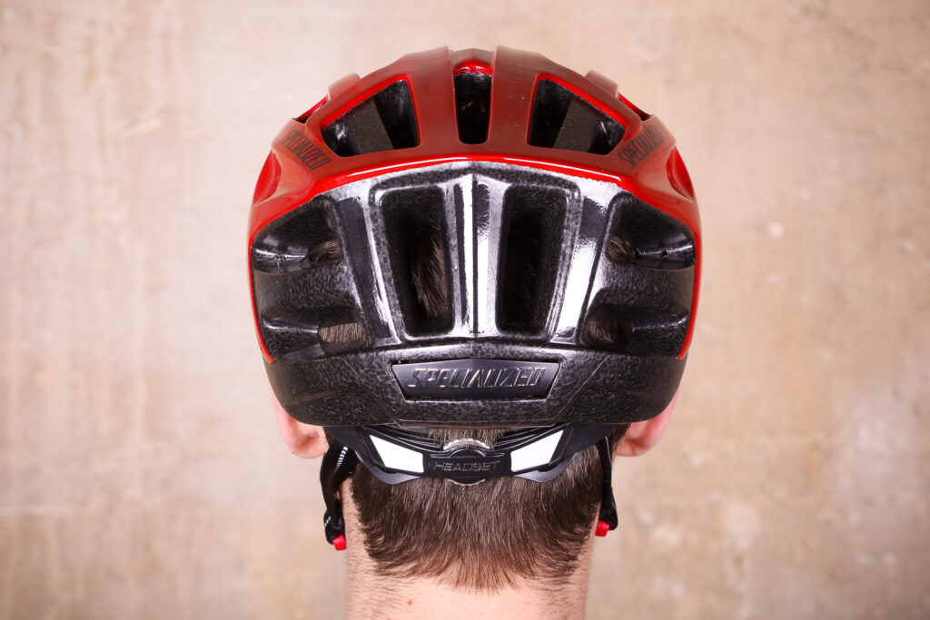 Specialized Align Helmet Gloss Red Fade – back.jpg