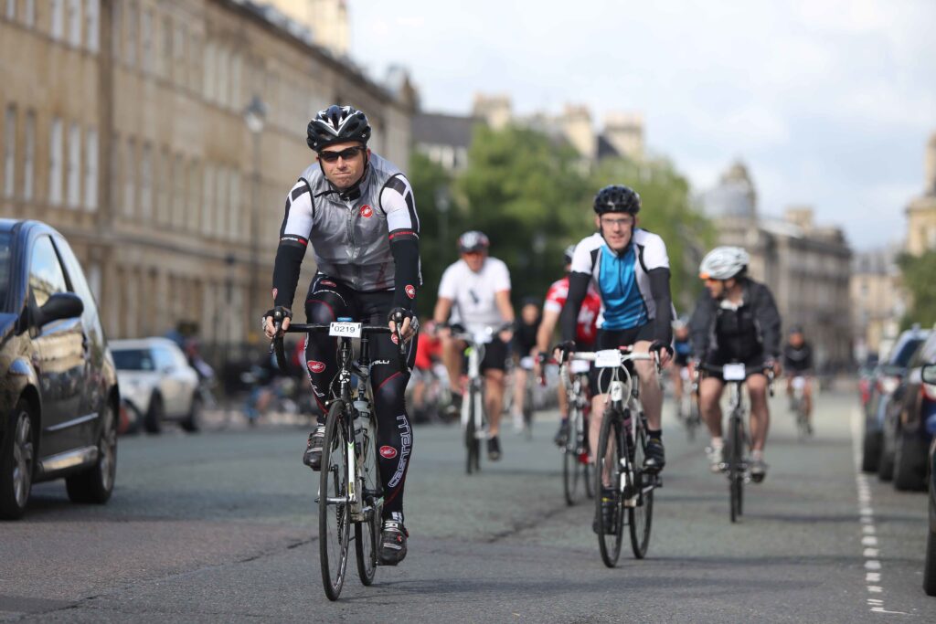 Riders enjoying last year’s Bike Bath event (image via Bike Bath)
