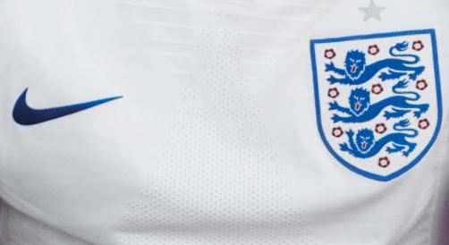 England 2018 football shirt detail (picture via Nike, cropped).JPG