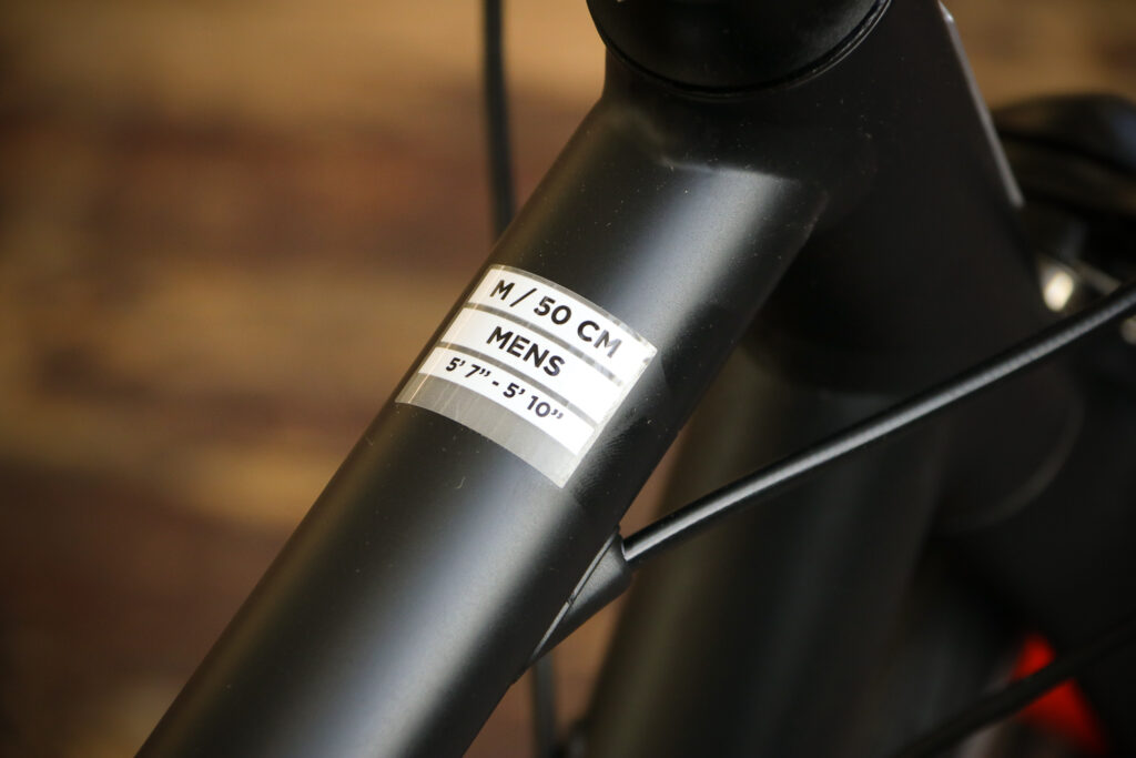 Pinnacle Laterite – top tube detail.jpg