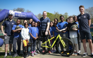 Sir Chris Hoy British Cycling HSBC Go Ride event at Herne Hill Velodrome (credit Evans Cycles).png
