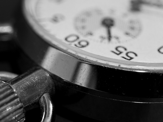 Stopwatch (picture credit William Warby on Flickr)