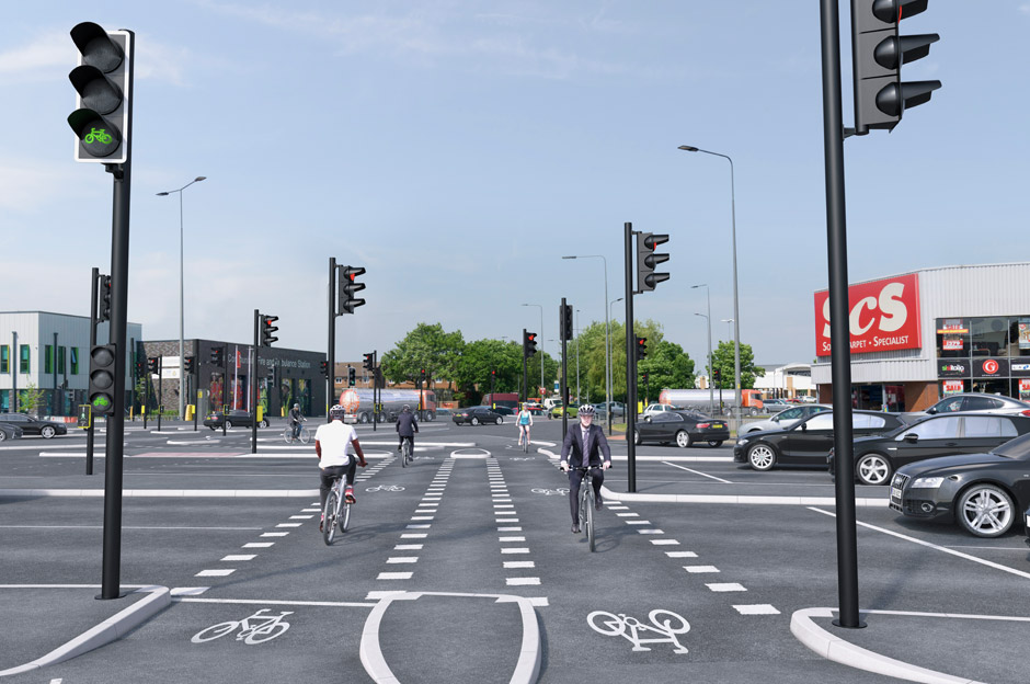 Beelines crossing visualisation