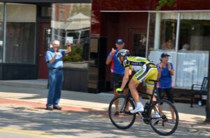 Christophe Strasser during the 2018 Race Across America