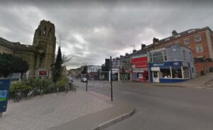 Clifton Triangle, Bristol (via StreetView)