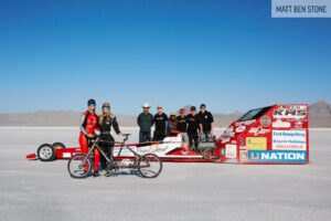 Denise Mueller-Korenek and world record breaking team