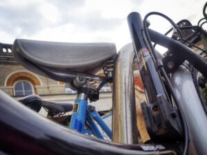 Bike with stolen saddle.JPEG