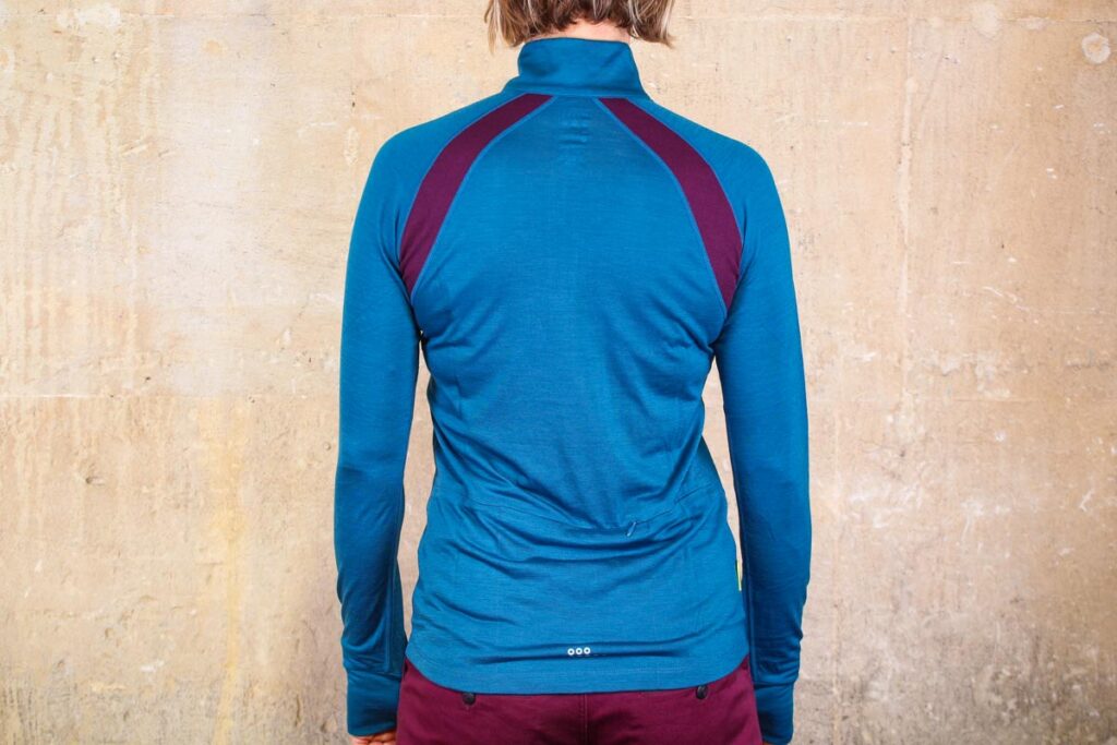 Findra Iona Merino-Lite Zip Neck Top – back.jpg