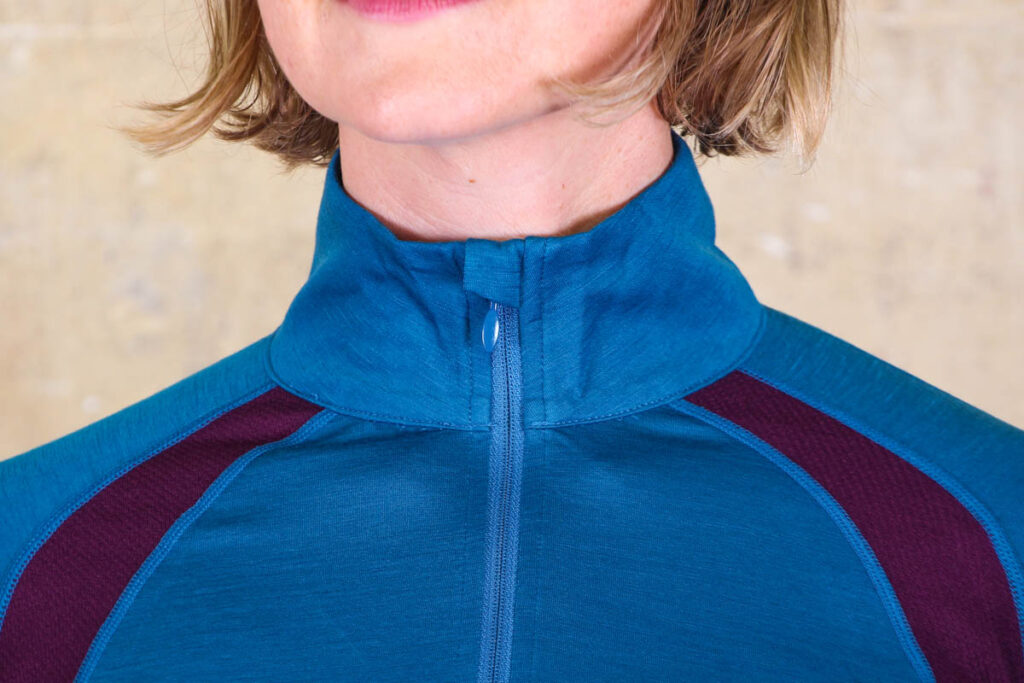 Findra Iona Merino-Lite Zip Neck Top – collar.jpg