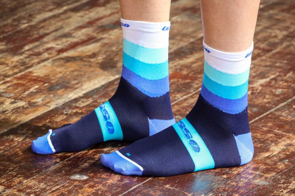 Lusso SoftAir Socks Waves Blue