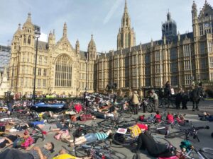 National Funeral for the Unknwon Cyclist and First Pedal on UK Parliament