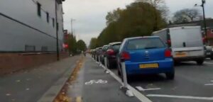 Talbot Road cycle lane