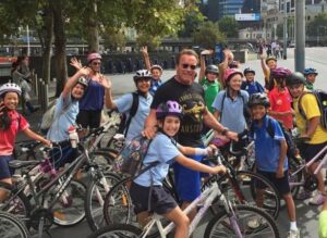 Arnold Schwarzenneger in Melbourne (source Facebook)