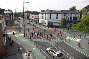 Chorlton Cycleway Wilbraham Road junction