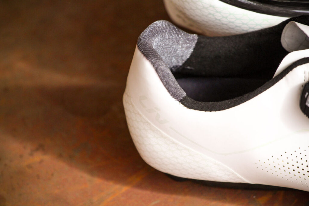 Liv Macha Pro road shoes – heel detail