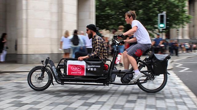 Pedal Me bike in Londn (picture via Pedal Me pn Twitter)
