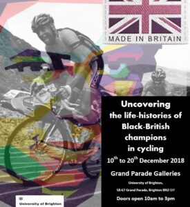 Black-British champions in cycling poster
